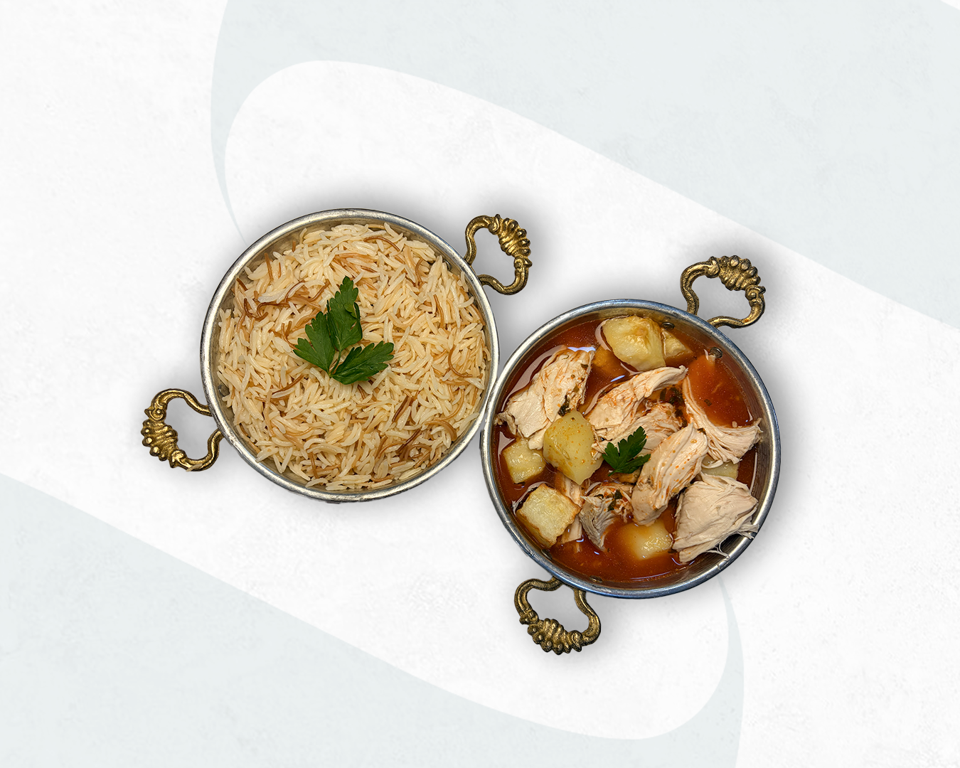 Potato and Chicken Yakhne