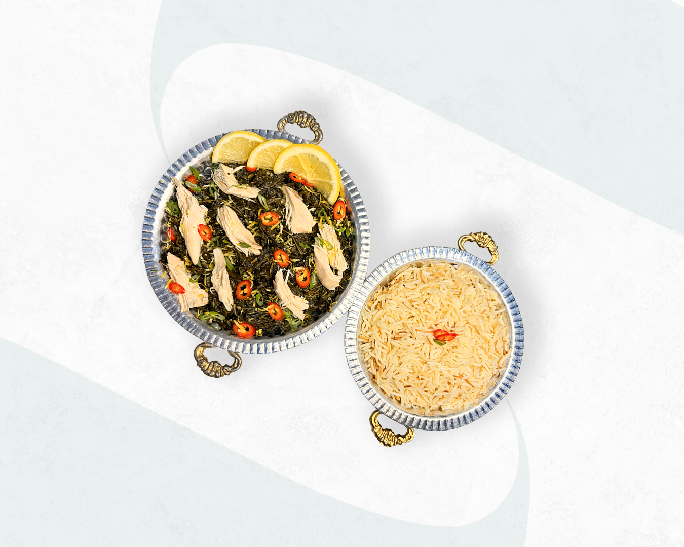 Mloukhiye and Rice
