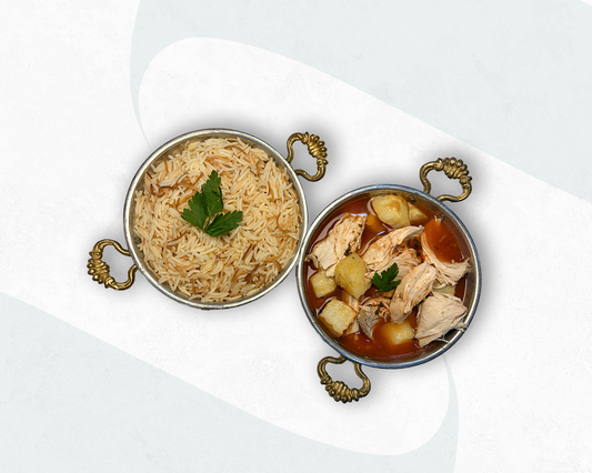 Potato and Chicken Yakhne
